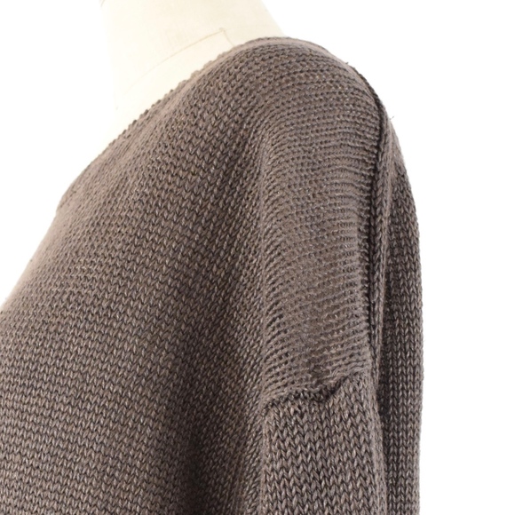 ❌SOLD❌J.Crew Linen Yarn Oversized Beach Sweater - Picture 4 of 7